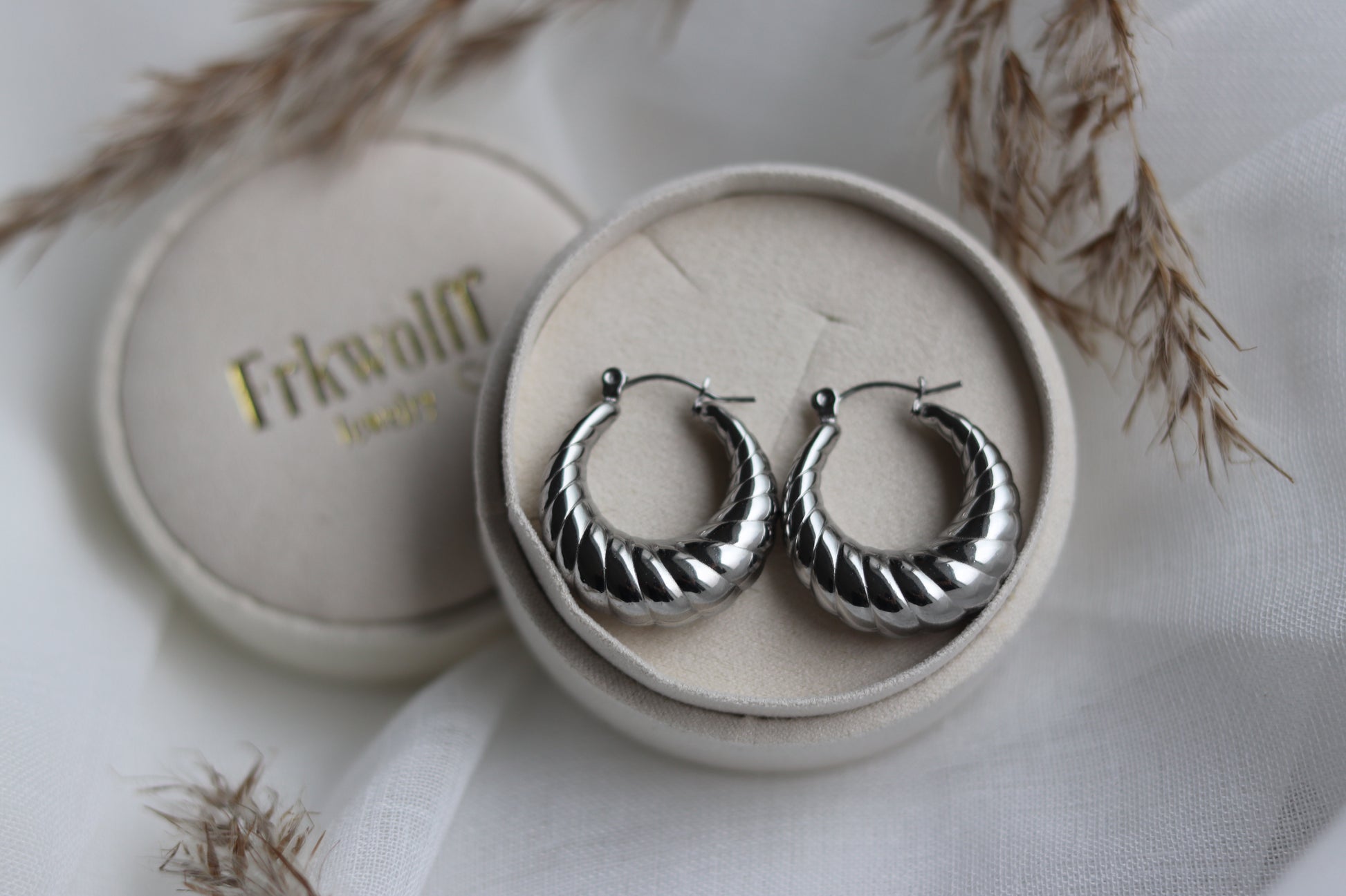 Sølv hoops sølv
