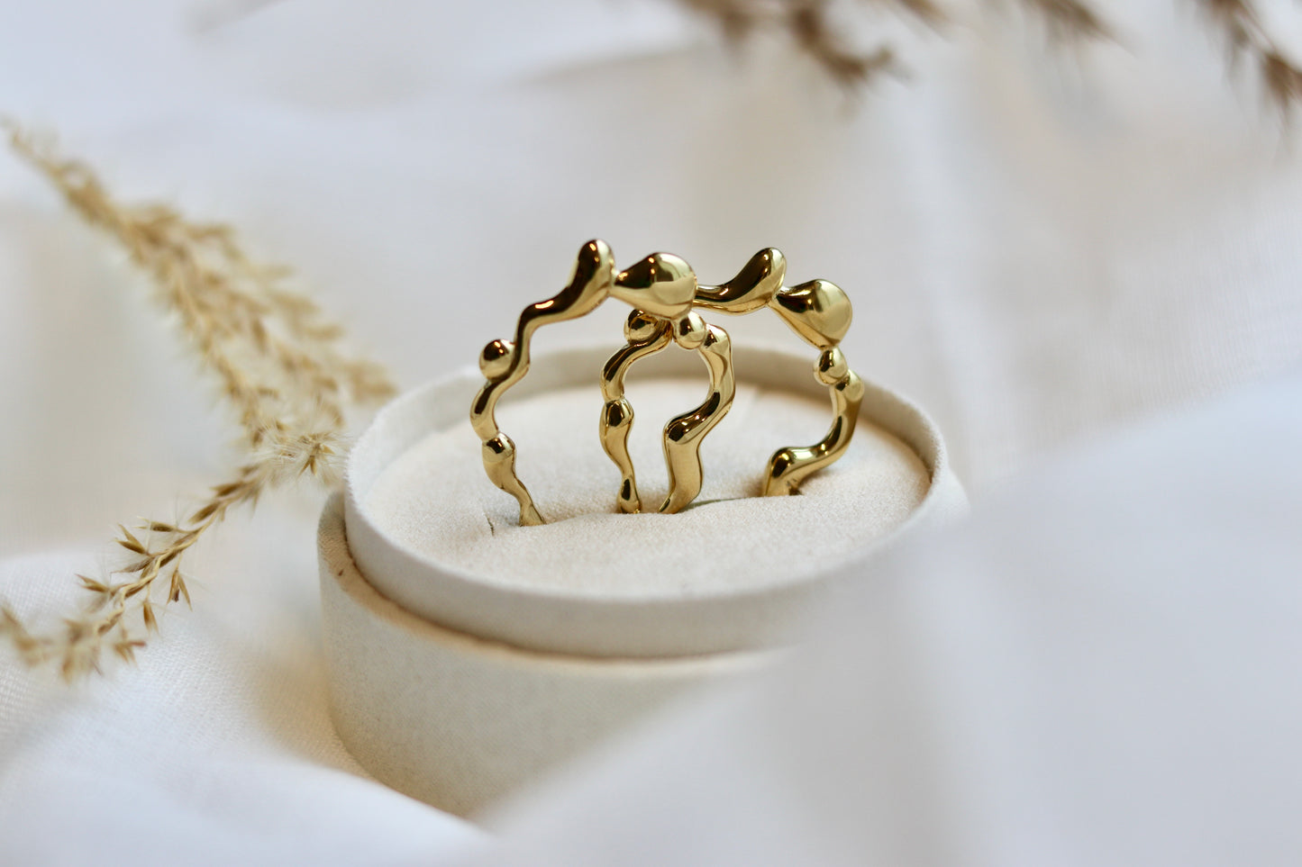 Guld øreringe frk wolff