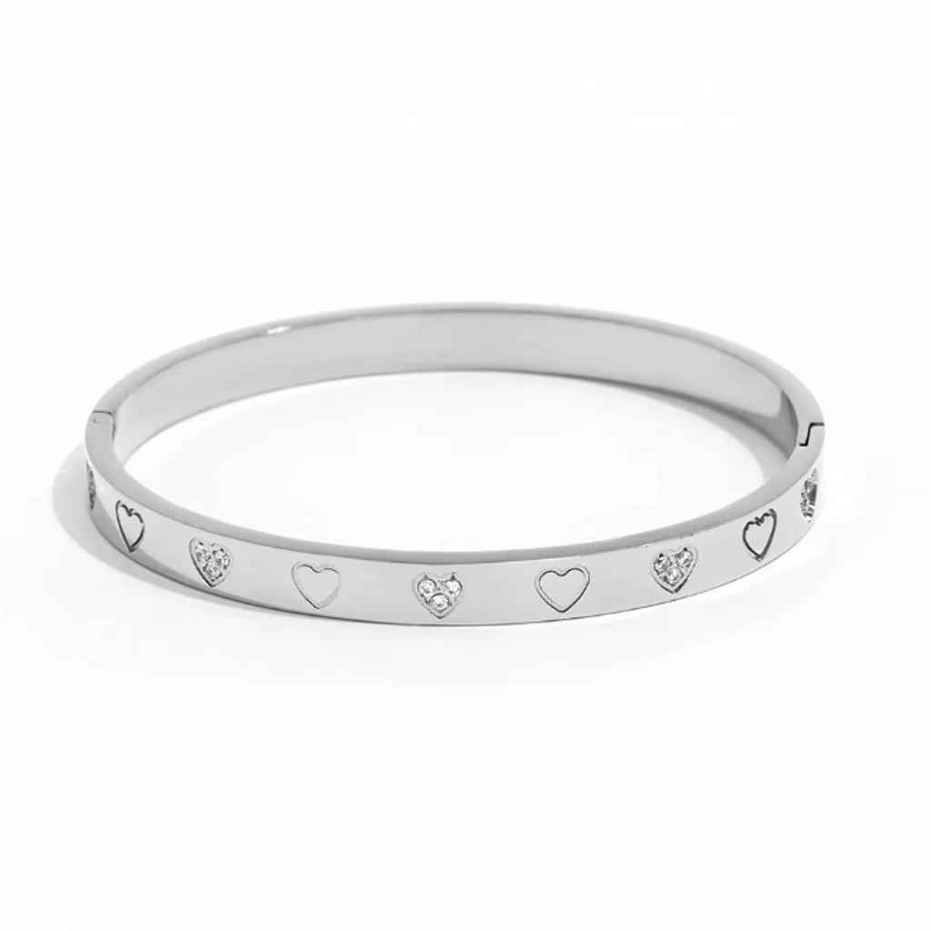 Jasmin Heart Zircon armbånd