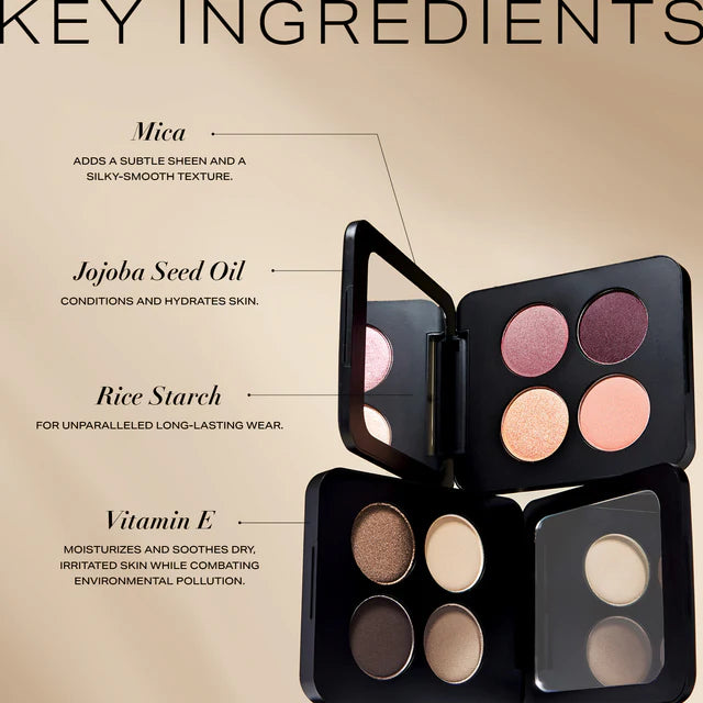 Youngblood eyeshadow i nuancen Starlit - luksuriøs øjenskygge med skinnende, stjernelignende finish. Professionel makeup fra Youngblood Cosmetics med intens pigmentering og holdbar formula. Ideel til både hverdags- og festmakeup, giver øjnene et strålende og sofistikeret udtryk.