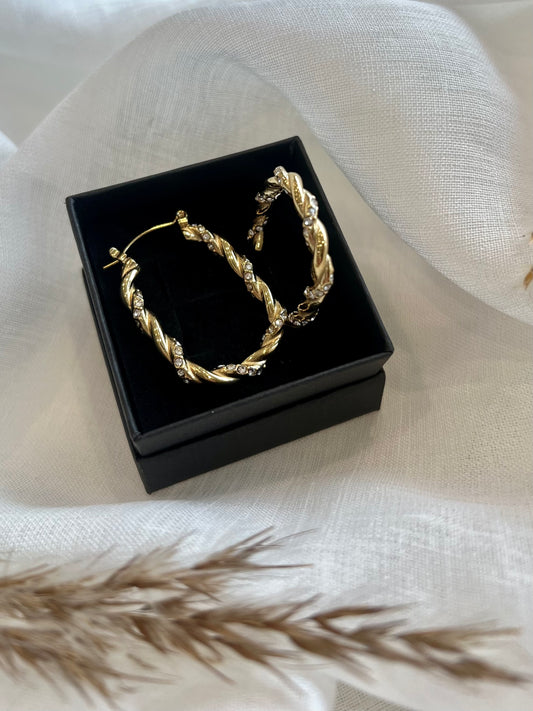 T&T Stor hoop - Guld