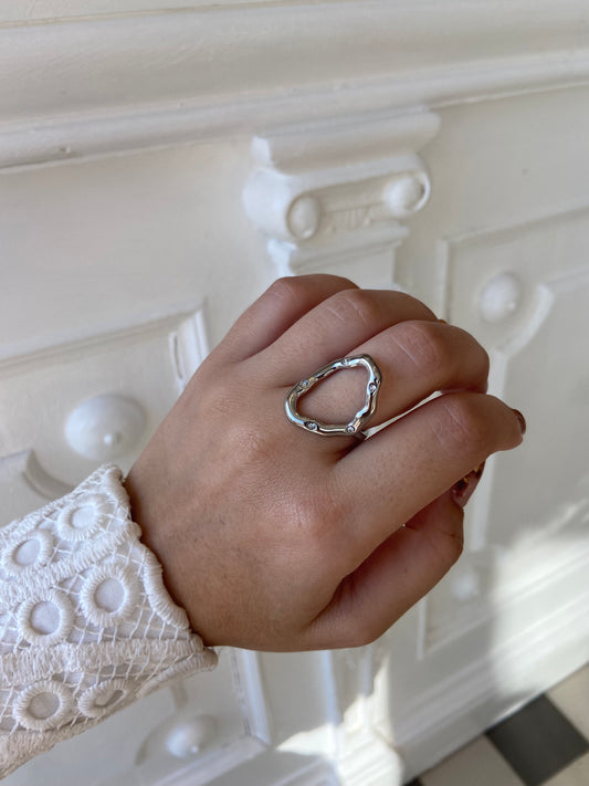 Sølv shine ring