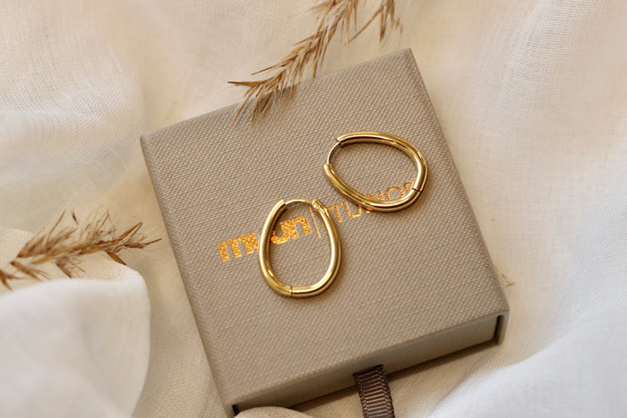 Store guld hoops