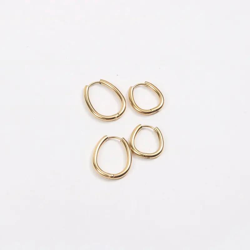 Små og store ovale hoops