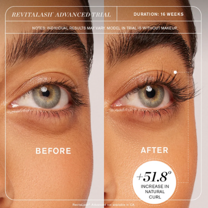 Revitalash Advanced Øjenvippe Serum - prisvindende, klinisk testet vippeserum der styrker, forlænger og fortykker naturlige øjenvipper. Udviklet af øjenlæger med en patenteret BioPeptin Complex®, peptider og botaniske ekstrakter, der nærer og beskytter vipperne mod skader og ældning. Nem applikation med præcisionsbørste, kun én gang dagligt. Giver synlige resultater inden for 4-6 uger med fyldigere, sundere og mere dramatiske vipper. Oftalmologisk testet og velegnet til kontaktlinsebrugere