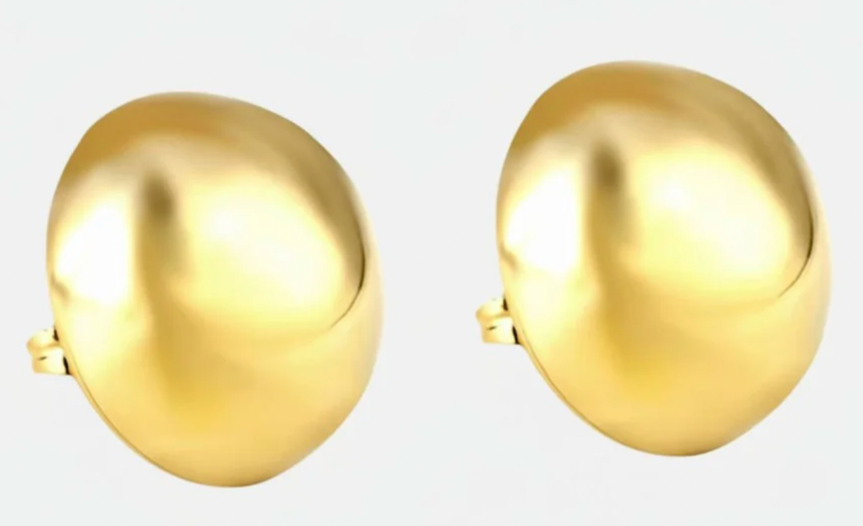 Guld øreringe