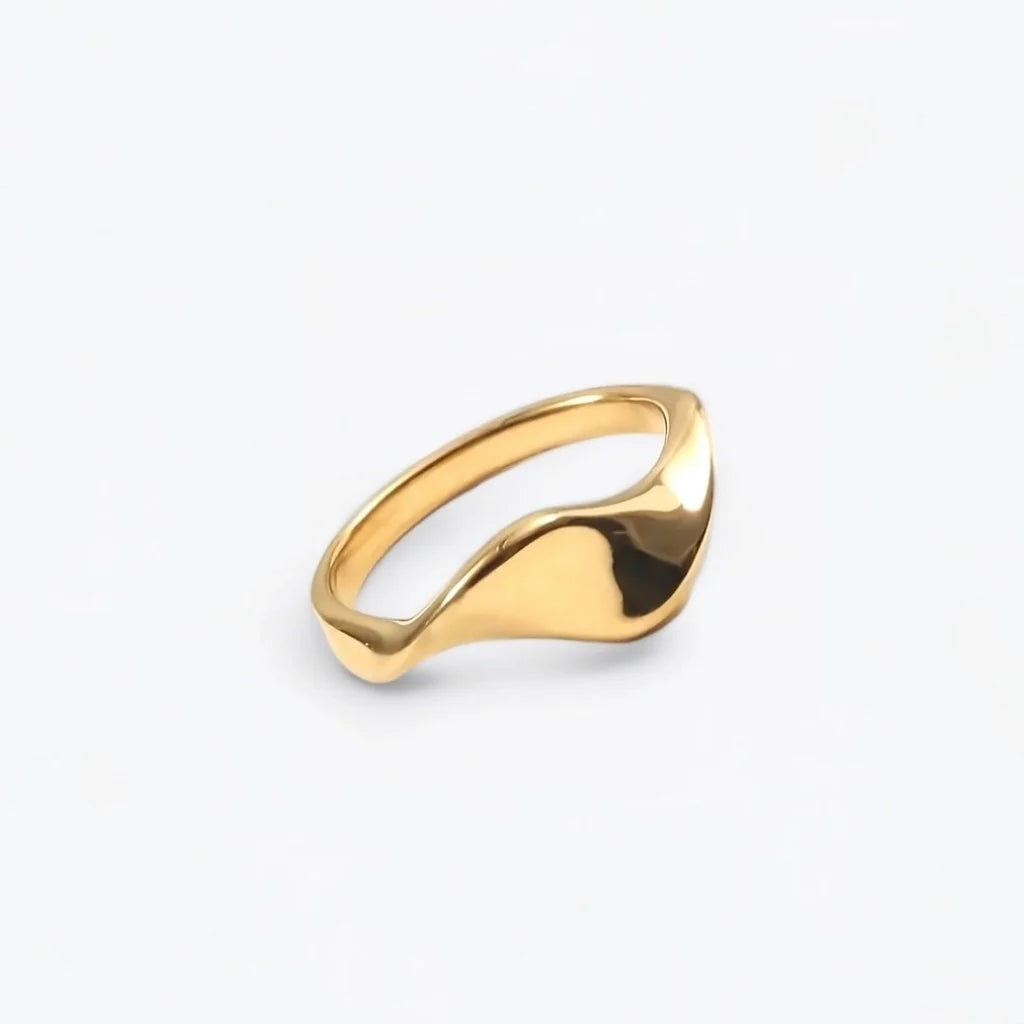 Flot snoet guld ring